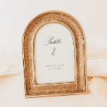 Tarjeta De Mesa Números de tabla de caligrafía Decoración de la re<br><div class="desc">Decore las mesas de su boda o de su evento y ayude a sus huéspedes a encontrar su asiento con nuestras tarjetas de número de mesa de papel. Este artículo es parte de nuestra colección de Goldie G100,  por favor compre nuestra tienda para productos a juego.</div>