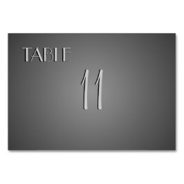 Tarjeta De Mesa Números de tabla de pizarra