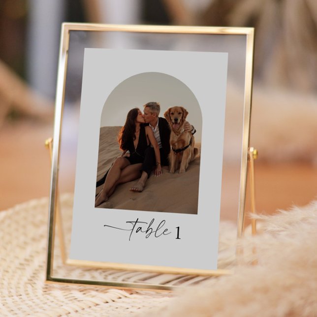 Tarjeta De Mesa Números de tabla del Boda de fotos de arco (Subido por el creador)
