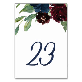 Tarjeta De Mesa Números de tabla para KJ #23