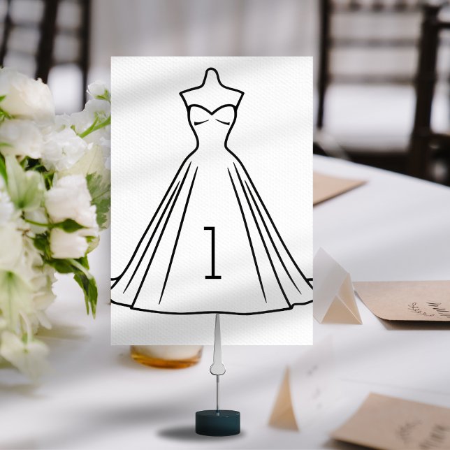 Tarjeta De Mesa Números de tabla para la colección Silhouette (Subido por el creador)