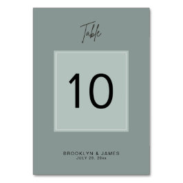 Tarjeta De Mesa Números mínimos de tabla de Boda de sabios