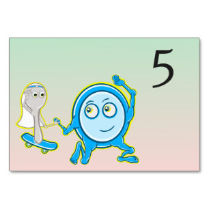 Tarjeta De Mesa Nursery Rhyme Boda