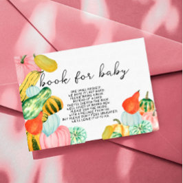 Tarjeta De Mesa ¡Oh, Mi Gourd! - Baby Shower Book For Baby Insert