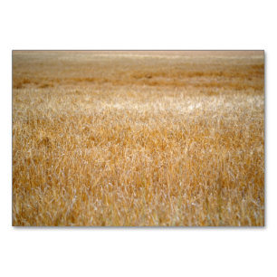 Tarjeta De Mesa Olas ámbares de grano