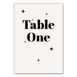 Tarjeta De Mesa OLIVIA Desayuno Boda moderno marfil-celeste