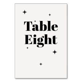 Tarjeta De Mesa OLIVIA Desayuno Boda moderno marfil-celeste