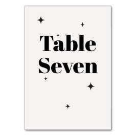 Tarjeta De Mesa OLIVIA Desayuno Boda moderno marfil-celeste