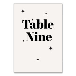 Tarjeta De Mesa OLIVIA Desayuno Boda moderno marfil-celeste