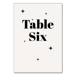 Tarjeta De Mesa OLIVIA Desayuno Boda moderno marfil-celeste