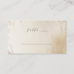 Tarjeta De Mesa Ombre Oro Amarillo Boda Frotado Número de tabla