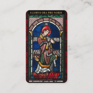 Tarjeta De Mesa Oración de mártires católicos de San Lorenzo