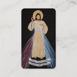 Tarjeta De Mesa Oración religiosa católica por la divinidad de Jes