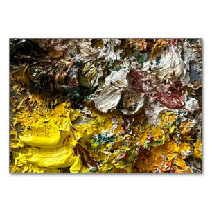 Tarjeta De Mesa Paleta del artista #1