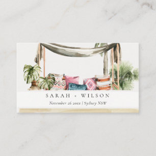 Tarjeta De Mesa Palm Beach Tropical Palm Beach Cabana Boda