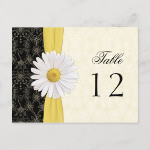 Tarjeta de mesa para Bodas de marfil, oro y marfil