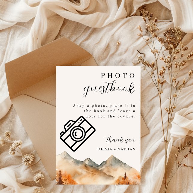 Tarjeta de mesa para libro de firmas de fotos de b (Subido por el creador)