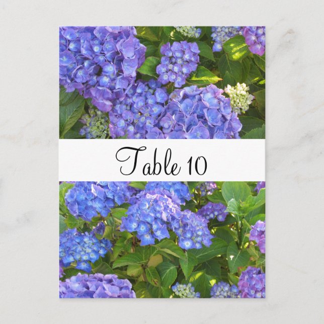 Tarjeta de mesa para ocasiones especiales con hort (Anverso)