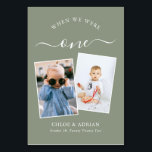 Tarjeta De Mesa Pareja a través de los años Foto Boda moderna tabl<br><div class="desc">Recuerda y diviértete con los números de mesa de tu recepción de boda - Estos elegantes números de mesa simples te dan la opción de incluir una fotografía de la novia y el novio a la misma edad que el número de mesa, el nombre de la novia y el novio...</div>