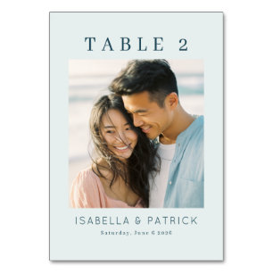 Tarjeta De Mesa Pasado Romántico Minimalista Foto
