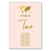 Pasaporte de Boda de Destino Mundial Rosa Dorado