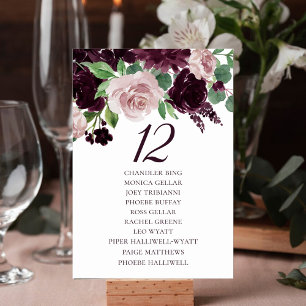 Tarjeta De Mesa Pasiones amorosas Dramáticos nombres de invitado