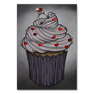 Tarjeta De Mesa Pastel de propuesta dulce