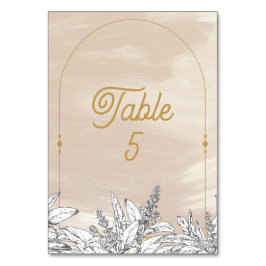 Tarjeta De Mesa Pastel Pink Wedding