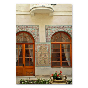 Tarjeta De Mesa Patio árabe en el Palacio Livadia de Crimea