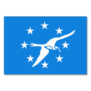 Tarjeta de mesa patriótica con bandera de Corpus C