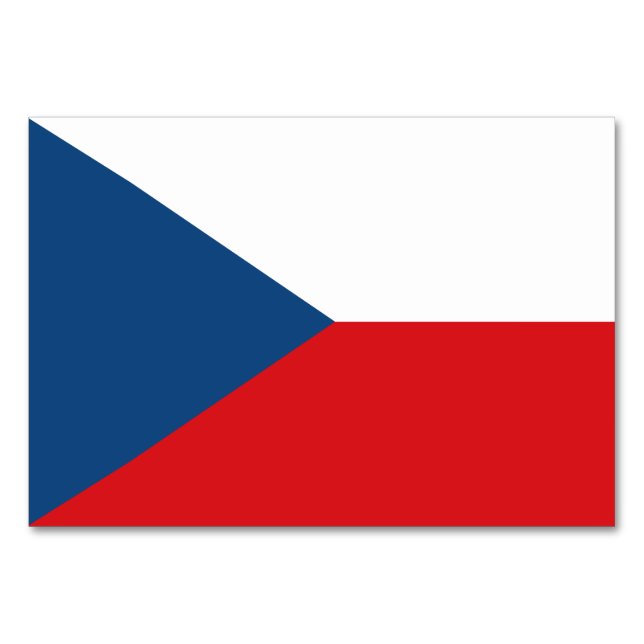 Tarjeta de mesa patriótica con bandera de la Repúb (Reverso)