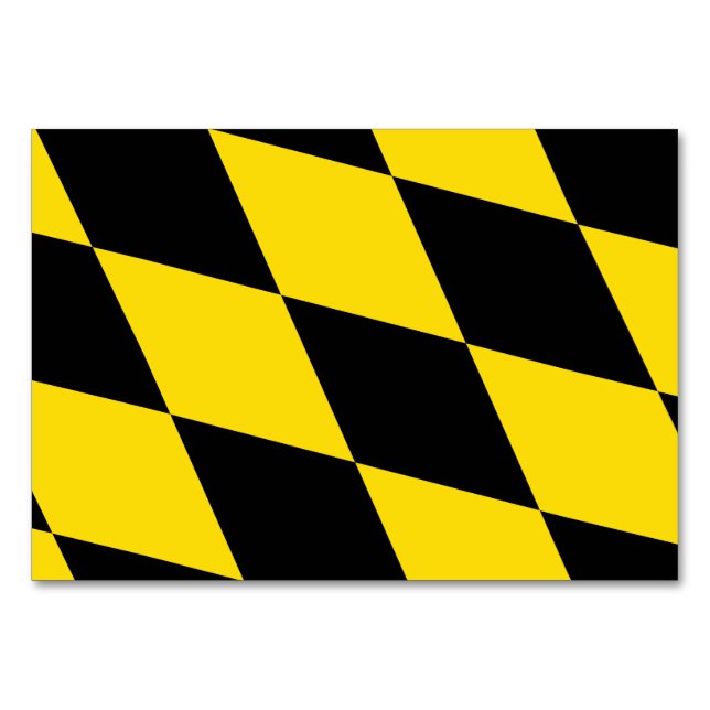 Tarjeta de mesa patriótica con bandera de Múnich,  (Anverso)