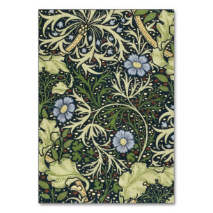 Tarjeta De Mesa Patrón de algas marinas William Morris Arte de cos