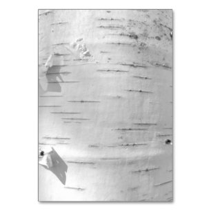 Tarjeta De Mesa Patrón de la corteza de Birch