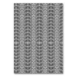 Tarjeta De Mesa Patrón gris claro en forma de V repetida sobre un 