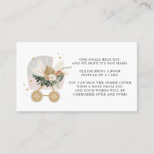 Tarjeta De Mesa Pequeños Libros De Baby Shower De Snowflakes Para
