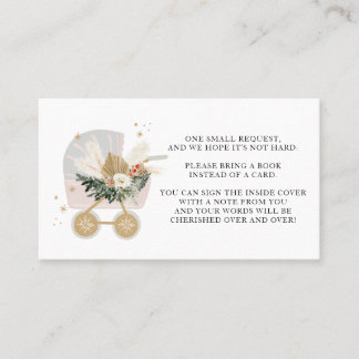 Tarjeta De Mesa Pequeños Libros De Baby Shower De Snowflakes Para 