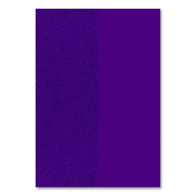 Tarjeta de mesa personalizada con brillo doble púr (Anverso)