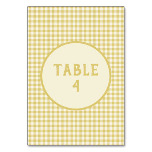 Tarjeta De Mesa Personalizado de patrón de tablero de cheques amar