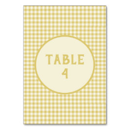 Tarjeta De Mesa Personalizado de patrón de tablero de cheques amar