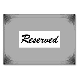Tarjeta De Mesa Pestaña horizontal de 3,5" x 5" revertida