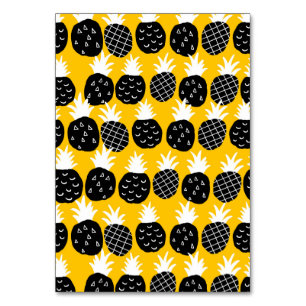 Tarjeta De Mesa Piña negra