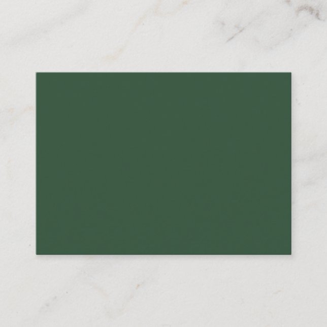 Tarjeta De Mesa Pine Green (Anverso)