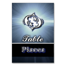 Tarjeta De Mesa Pisces
