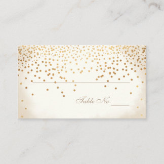 Tarjeta De Mesa PixDezines Sprinkles/Faux Gold/Place Cards