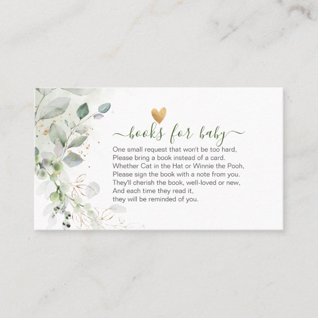 Tarjeta De Mesa PixDezines Watercolor Eucalyptus Wreath Place Card (Anverso)