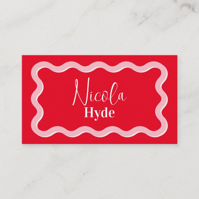 Tarjeta de mesa plana (Anverso)