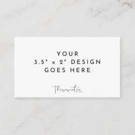 Tarjeta De Mesa Plano plano de 3,5 x 2"