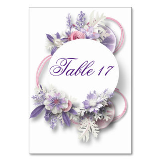 Tarjeta De Mesa Plantilla de número de tabla, número de tabla modi