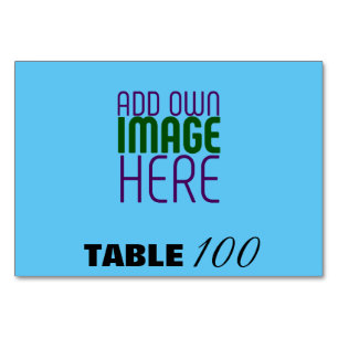 TARJETA DE MESA PLANTILLA DE TEXTO DE IMAGEN AZUL MODERNA EDITABLE
